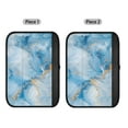 thumbnail image 6 of Uorisanigo Blue Marble Auto Seat Belt Cover Flannel 2-Pack Universal Car Seat Belt Pads Cover Soft Comfort Shoulder Strap Pads Car Accessories Compatible with Most Cars, 6 of 7