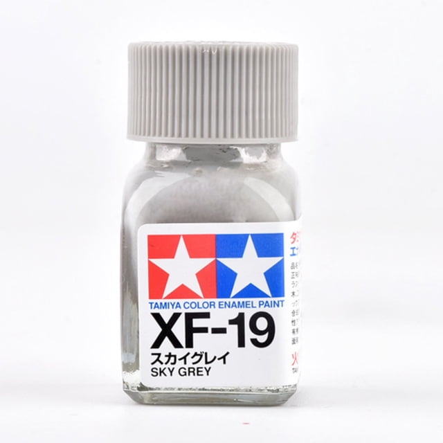 Tamiya XF-19 Flat Gray Enamel Paint 10ml for Scale Models Miniatures