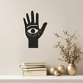 thumbnail image 4 of LaModaHome Mystical Eye Decor, Esoteric Metal Wall Art, Protective Symbol Hanging, Living Room Art, Spiritual Home Accent, Unique Artwork, Metal DecorHome Decoration Gift -7.9"x12.6"/20x32cm, 4 of 5
