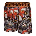 thumbnail image 4 of Ed Hardy Mens Underwear Boxer Briefs Comfortable, Breathable, Stylish Design 4 Pack, Colorful Prints, XLarge, 4 of 6