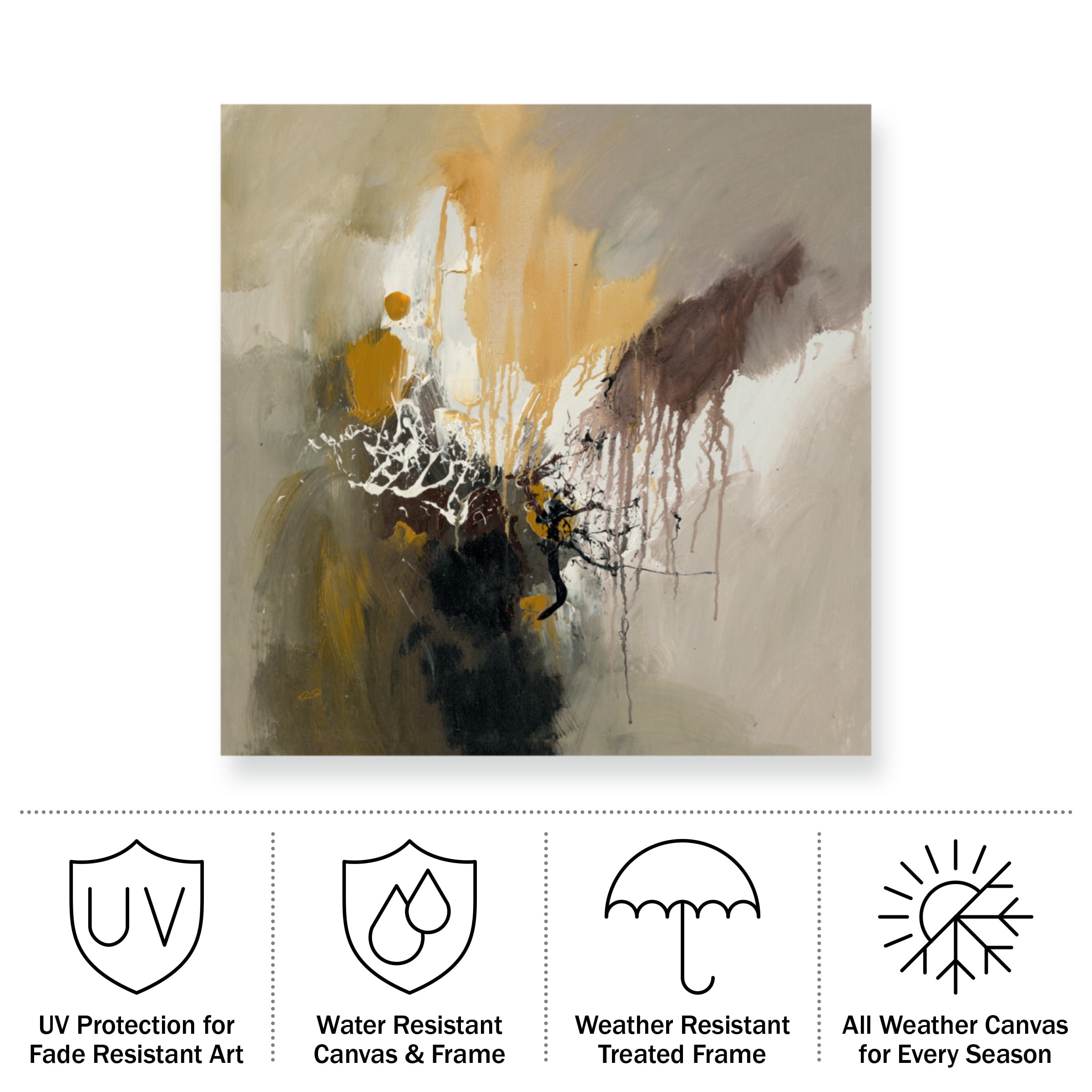Masters Fine Art 'Abstract I' Outdoor All-Weather Wall Decor