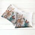 thumbnail image 6 of Ambesonne Nature Throw Pillow Cover 2 Pack, Colorful Butterflies Fly, 20", Multicolor, 6 of 7