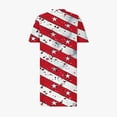 thumbnail image 4 of Plus Size Summer Dresses for Women Short Sleeve V Neck Comfort Fashion Dresses Dressy Patriotic Wear with Pockets, 4 of 4