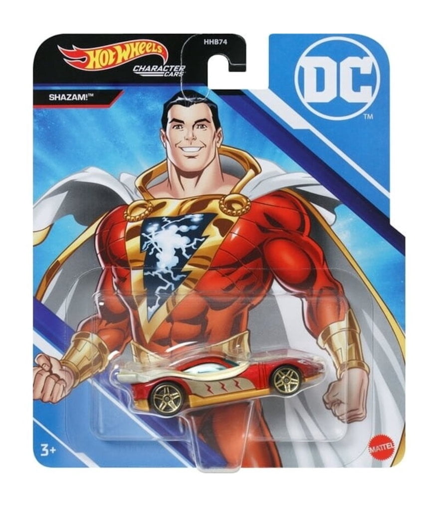 Hot Wheels DC Super Heroes Character Cars Complete Set of 6 Diecast Vehicles Bundle from HHB74-956J Release