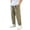 #0131-Khaki, variant on Ceisia Kids Elastic Waist Jogger Cargo Pants With Side Pockets Solid Cuffed Ankle Casual Sweatpants For Boys Girls Aged 5-15 Daily Sports Outfit Army Green 7 Years/8 Years Gift