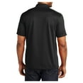 thumbnail image 2 of Yellow Rooster Men's Diamond Jacquard Male Polo T-Shirt Black XS, 2 of 5