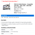 thumbnail image 2 of HVAC Air Outlet Retainer - Compatible with 2001 - 2003, 2005 - 2006 GMC Sierra 1500 HD 2002, 2 of 2