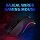 thumbnail image 2 of BAJEAL D1 Ratón para juegos con cable Ratón simétrico Ratones ergonómicos Efecto de luz RG Abanopi Dispositivo óptico, 2 of 5