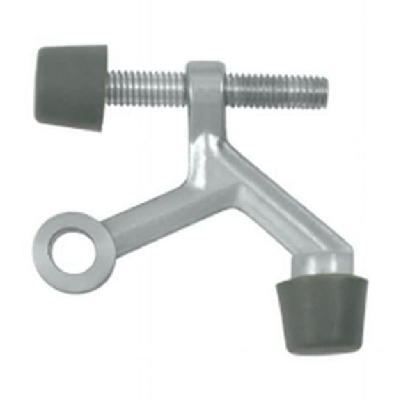 Hinge Mounted Pin Stop, Satin Chrome - Zinc Die-Cast