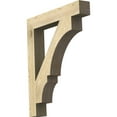 thumbnail image 3 of Ekena Millwork 4"W x 28"D x 32"H Balboa Block Rough Sawn Bracket, Douglas Fir, 3 of 25