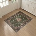 thumbnail image 3 of ODIKA Boho Vintage Distressed Retro Trellis Tone Dining Under Table Stain Resistant Flatwoven for Entryway, Kitchen, Mudroom, 3 of 7