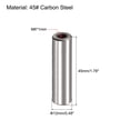 thumbnail image 2 of M6 Internal Thread Dowel Pin 2 Pack 12x45mm Chamfering Flat Carbon Steel Cylindrical Pin, 2 of 5