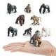 thumbnail image 2 of Set de figuras de gorila y mono, 8 piezas, PVC realista, 2 of 3
