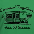 thumbnail image 3 of CafePress - Camping Together 50 Ye Women's V Neck Dark T Shirt - Women's V-Neck Dark T-Shirt, 3 of 4