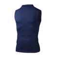 thumbnail image 7 of Lopecy-Sta Tank Tops for Men Mock Neck Slim Fit Sleeveless Solid Basic Stretch Casual Muscle Undershirts, 7 of 7