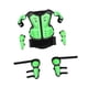 thumbnail image 5 of Armadura de motocicleta para niños, equipo para motocross, protector de espalda y pecho transpirable Verde, 5 of 9