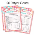 thumbnail image 3 of Yangmics Direct Who Knows The Birthday Girl Los Mejores Juegos De Cumpleaños Para Niñas: 20 Cartas De Juego, 3 of 4