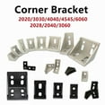 thumbnail image 2 of 2020 2028 3030 3060 4040 4080 6060 20/30/40/45/60 Aluminum Profile Connector CNC Router Aluminum Corner Bracket 2040 3060 6060, 2 of 6