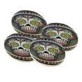thumbnail image 1 of KuzmarK Sandstone Drink Coaster (set of 4) - Sugarskull Nitro, 1 of 1