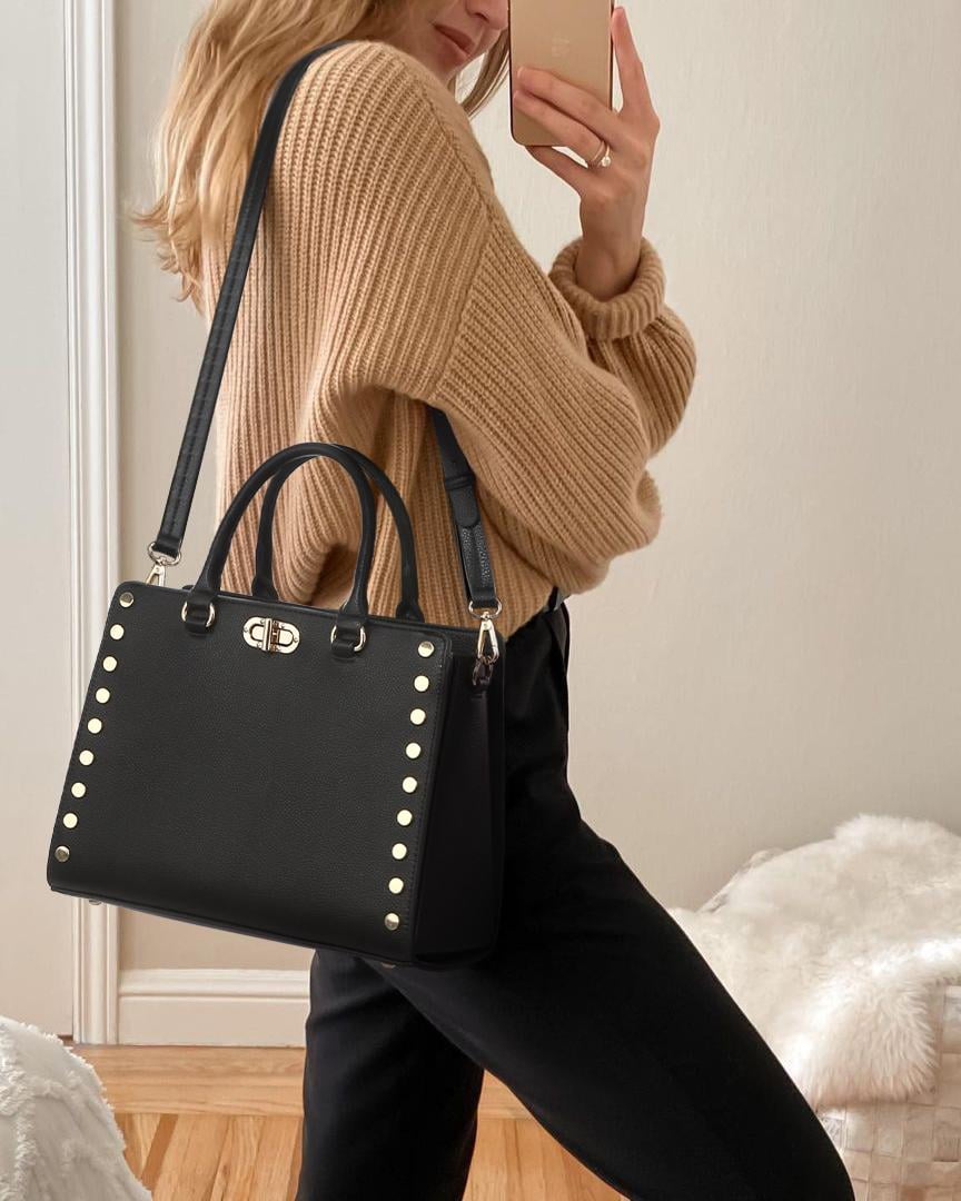 Dasein Purses and Handbags for Women Satchel Bags top Handle Shoulder Bag Work Tote Bag with Matching Wallet