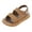 Coffee, variant on Pillow Slippers for Boys Girls Adjustable Strap EVA Flat Sandals Summer Footbed Water Shoes