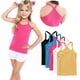 thumbnail image 1 of Odeerbi Camisetas de Las Niñas de 5 Paquetes Camisetas de Algodón Y Espalda Camisetas Bajas Sin Mangas Básicas Suaves, 1-13 Años, 1 of 9