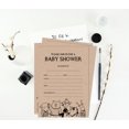 thumbnail image 5 of Inkdotpot 30Jungle Animals Baby Shower Rustic Invitation Cards Gender Neutral Fill In Blank Invites, 5 of 6
