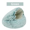 thumbnail image 3 of Cama para gatos de invierno, cojín redondo para mascotas de peluche, casa para gatos, cesta para gatos calientes, bolsa de dormir para gatos, perrera para gatos pequeños, 2023, 3 of 5