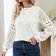thumbnail image 3 of Camisa de manga larga para mujer,Camisa de manga larga para mujer, blusa para mujer, jersey para mujer, Top sin costuras, 3 of 6