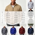 thumbnail image 3 of GXWEA Men's Quarter Zip Sweater Casual Lightweight Knit Pullover Sweater, 3 of 5