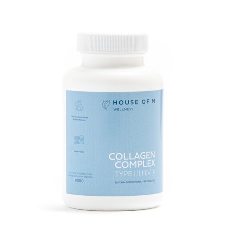 Multi Collagen Complex - Types I, II, III, V, X - (1500mg) Skin, Joint, Muscle Supplement