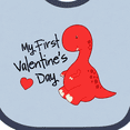thumbnail image 4 of Inktastic My First Valentine's Day Boys or Girls Baby Bib, 4 of 4
