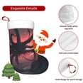 thumbnail image 5 of Yiaed Giant Monster Over City Print Christmas Stockings, Christmas Stockings Hanging Ornaments, Christmas Stockings for Family Christmas Holiday Decorations, 5 of 7