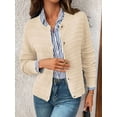 thumbnail image 4 of Women'S Knit Cardigan Sweaters Casual Long Sleeve Open Front Button Down Trendy Jackets Outerwear  L, 4 of 8