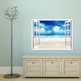 thumbnail image 3 of IDEA4WALL Wall Murals Fake White Window with Blue Sky Removable Wallpaper Peel and Stick Wall Stickers - 24x32 inches, 3 of 4