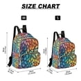 thumbnail image 2 of FORMRS Mini Backpack Purse for Women Travel Daypack Casual Shoulder Bag, Colorful Dragon Scales Pattern, 2 of 7