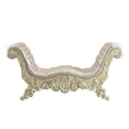 thumbnail image 4 of ACME Vatican Bench, Pu Leather, Light Gold & Champagne Silver Finish, 4 of 5