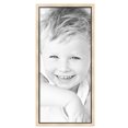 thumbnail image 2 of ArtToFrames 19" x 42" Silver with Black Lip Picture Frame, 19x42 inch Multi Wood Poster Frame (WOM-5193),  Pack, 2 of 7