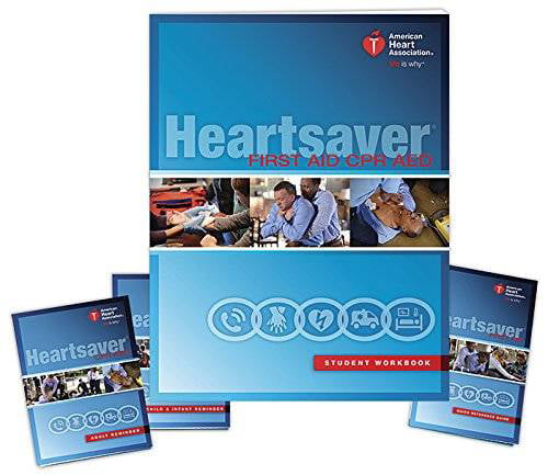 Heartsaver First Aid CPR AED Student Workbook 2015, Pre-Owned (Paperback)