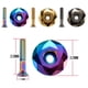 thumbnail image 3 of Tapa De Horquilla Cubierta de vástago de bicicleta de montaña Cubierta de tapa superior de auricular de bicicleta con tornillo (Oro), 3 of 3