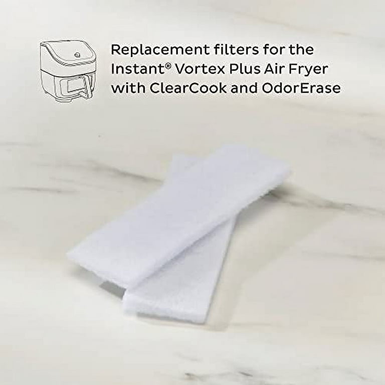Air Fryer Replacement Filters, 12PCS Air Fryer Accessories Replacement  Filters Compatible with Instant Vortex Plus 6QT, Absorb Lampblack and Erase