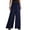 Navy, variant on Womens Wide Leg Palazzo Pants 2026 Summer Spring Fashion High Waisted Casual Flowy Work Dress Pants Trousers Office Slacks Black XL