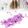 thumbnail image 4 of 50G DIY PET No Hole Star Shape?Sequins Wedding Decoration Clothes Supplies(Pink Purple), 4 of 8