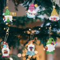thumbnail image 5 of KEINXS 1 Set Christmas  Painting Keychain Kit Gnome Shape Keychain DIY Ornaments for Crafts Accessory, 5 of 6