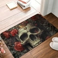 thumbnail image 4 of Logiee Classical Rose Crown Skull Print Welcome Mats for Entryway,Door Mat for Front Door,Entry Mat,Doormat for Garden, Garage, Patio, Home, Porch Decor, 4 of 7