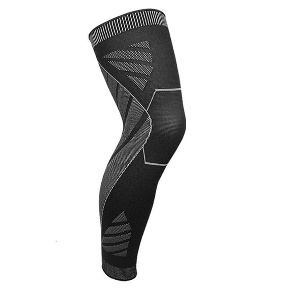 YIGSECU Full Leg And Knee Compression Sleeves Long Knee Support Brace for Women and Men Volleyball Cycling Running Gym Sport