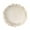 White, variant on Faux Silk Velvet Round Ruffled Pillow, Romantic Western Modern Traditional Style Luxury Bedding, Decorative Throw Pillow