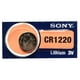 CR1220 Sony 3 Volts Batterie Pièce de Lithium (sur une Carte) – image 1 sur 1