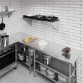 thumbnail image 5 of AmGood 48" Long X 18" Deep Stainless Steel Tubular Wall Shelf | NSF Certified | Appliance & Equipment Metal Shelving, 5 of 8
