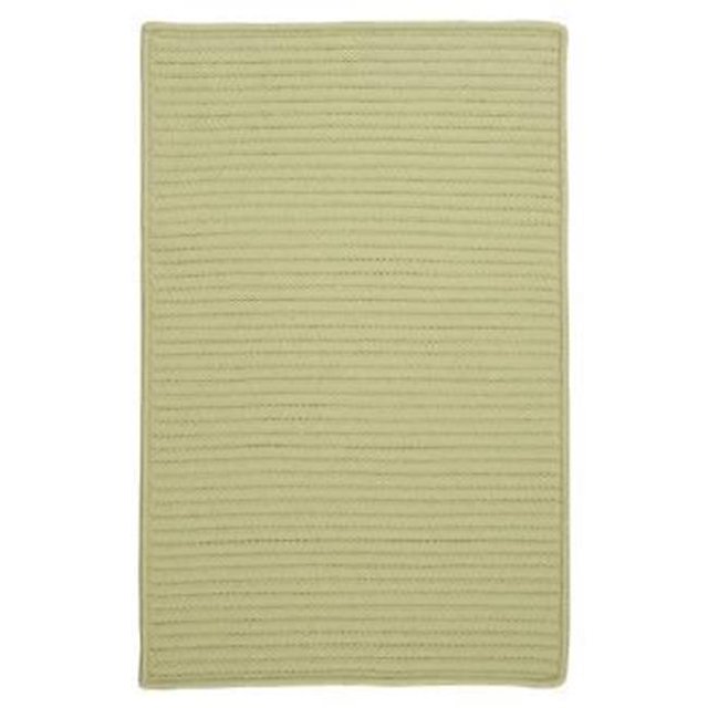 Colonial Mills Rug H834R024X096S Simply Home Solid - Celery 2 ft. x 8 ft. Braided Rug